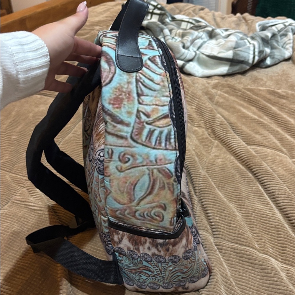 Stylish Multicolor Backpack - Picture 2 of 4